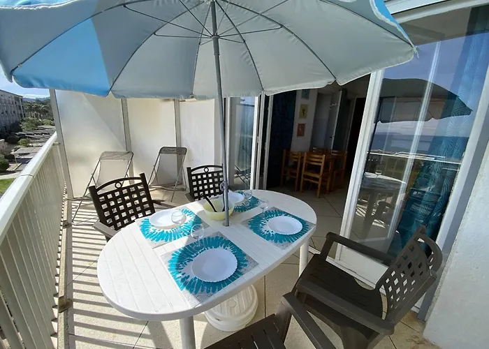 Au Lavandou Avec Terrasse Vue Et Parking - Fr-1-816-17 *